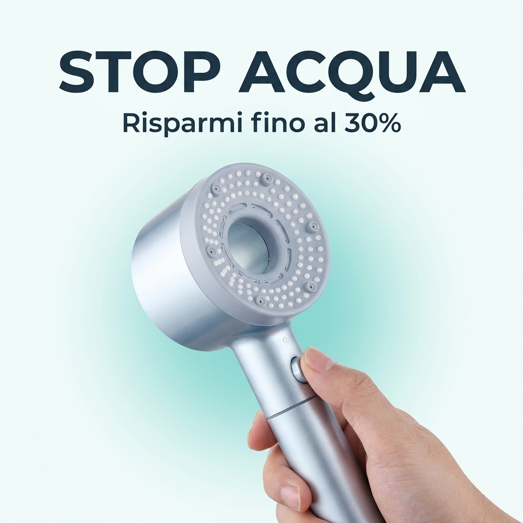 Doccino Acquenda™ – Soffione Filtrante ad Alta Pressione